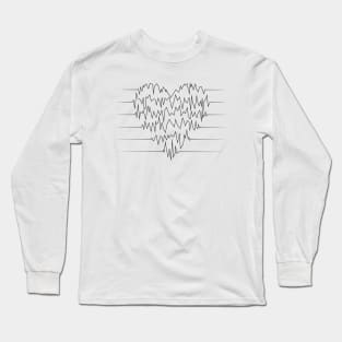 Heart Beat - Black Long Sleeve T-Shirt